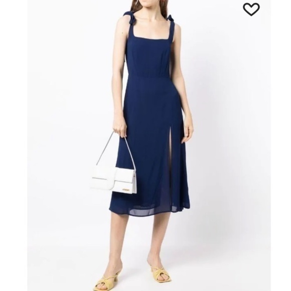 Reformation Twilight Dress Navy💙